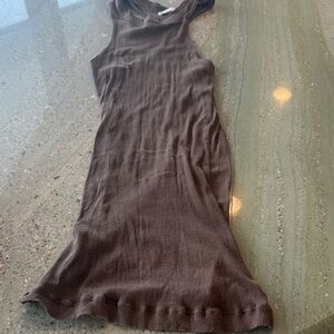 BITE LONDON COLLECTION /FARFETCH Sleeveless Brown Knit Tank